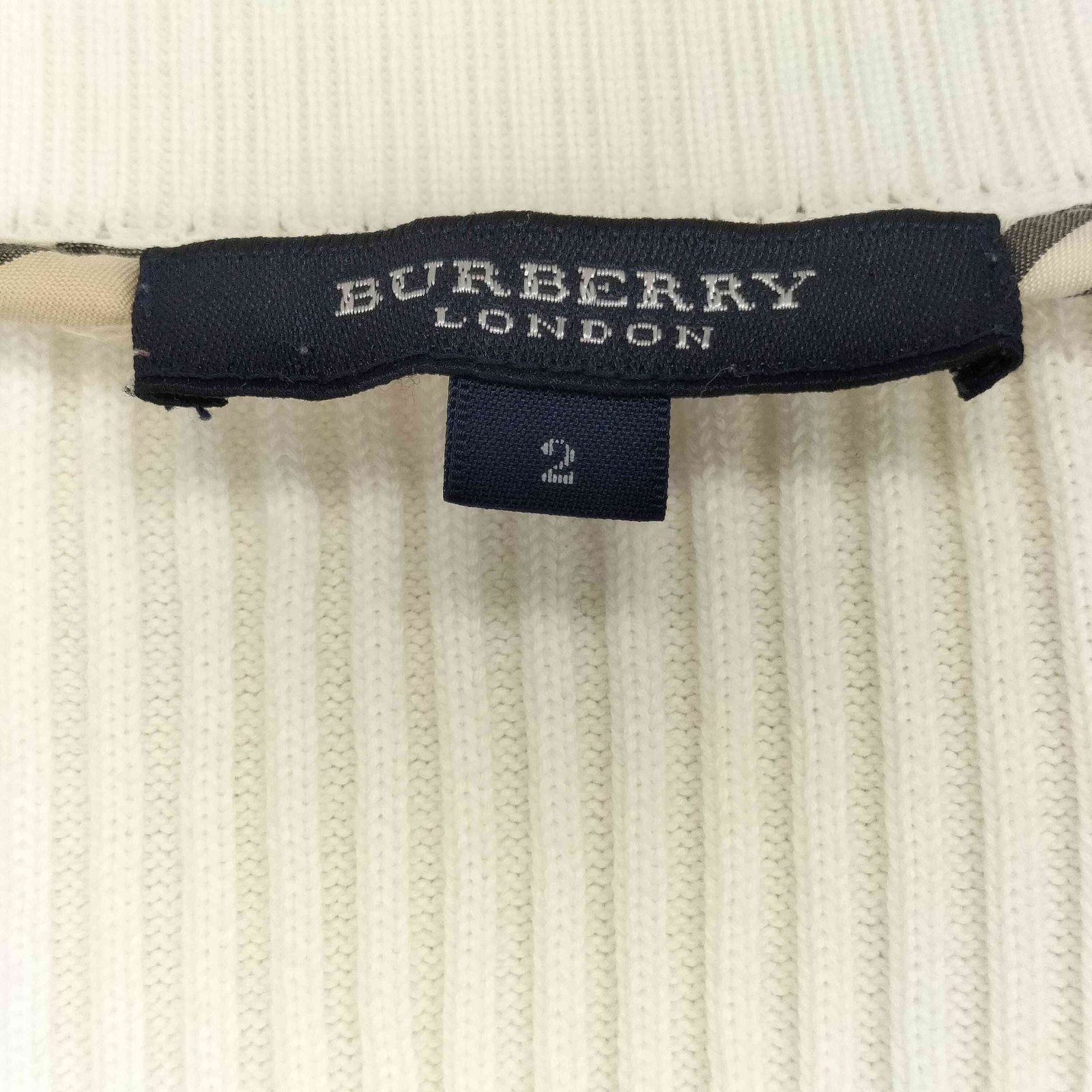 バーバリーロンドン BURBERRY LONDON ノバチェック ニットカーディガン