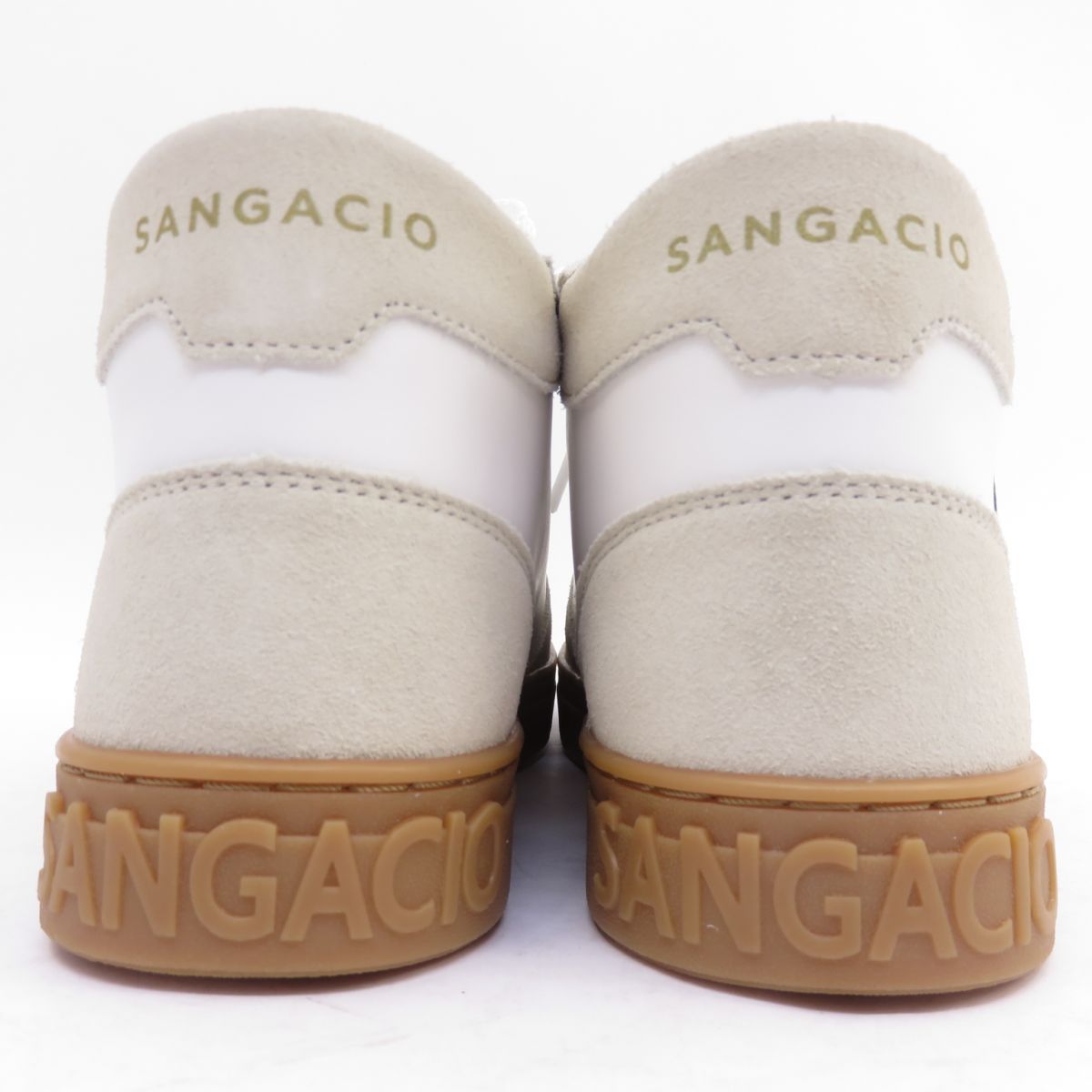 未使用】Sangacio サンガッチョ にゅ～ず SG MID WHITE US7 25cm 箱有