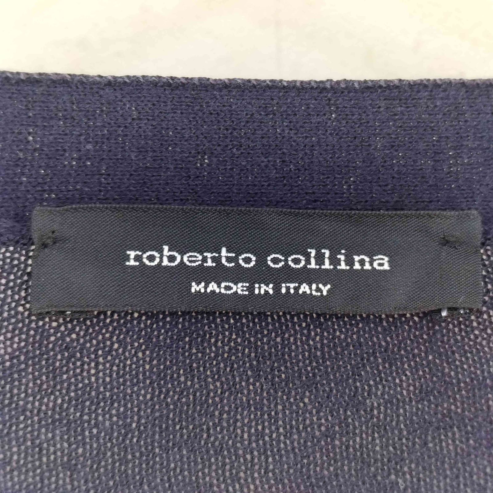 ロベルトコリーナ ROBERTO COLLINA イタリア製 コットン カーディガン