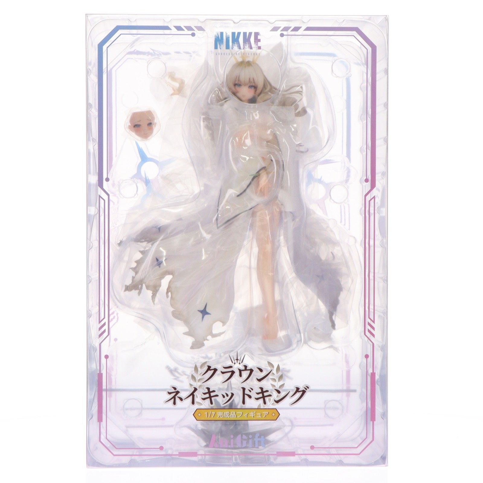 あみあみ限定特典付属 クラウン-ネイキッドキング 勝利の女神:NIKKE(ニケ) 1/7 完成品 フィギュア AniGift(アニギフト)