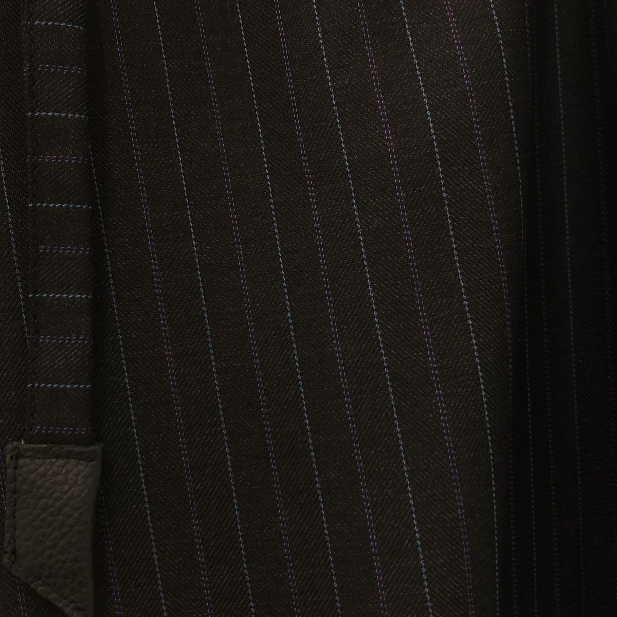 【美品】 GEOFFREY B.SMALL / ジェフリーBスモール | ダブルプリーツ ストライプトラウザー 袴パンツ | 44/48 | ブラック | メンズ