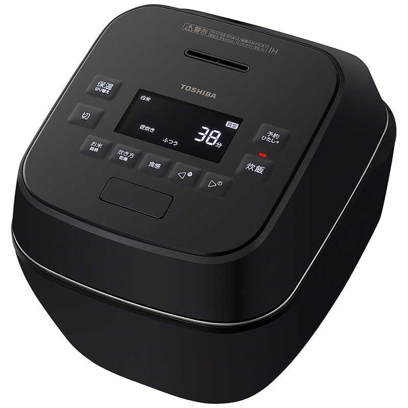 【新品未使用】【未開梱】東芝　TOSHIBA 炊飯器 5.5合 真空圧力IHジャー炊飯器 炎匠炊き 備長炭かまど丸釜 グランブラック RC-10SGX-K 29,640円