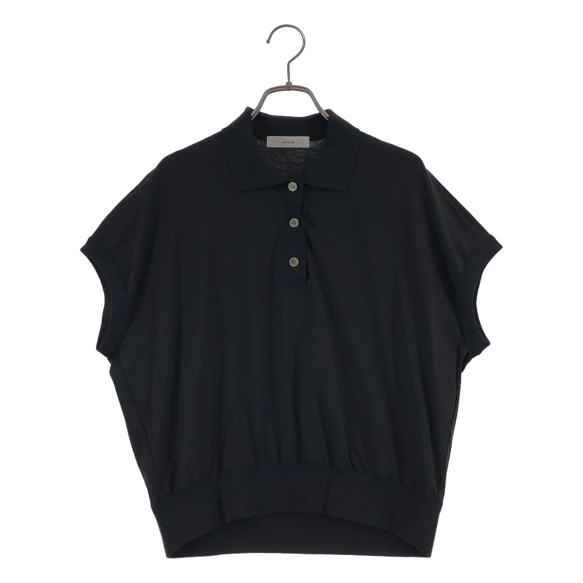 ebure / エブール | KNIT コンビ スムーストップス | 38 | ブラック | レディース