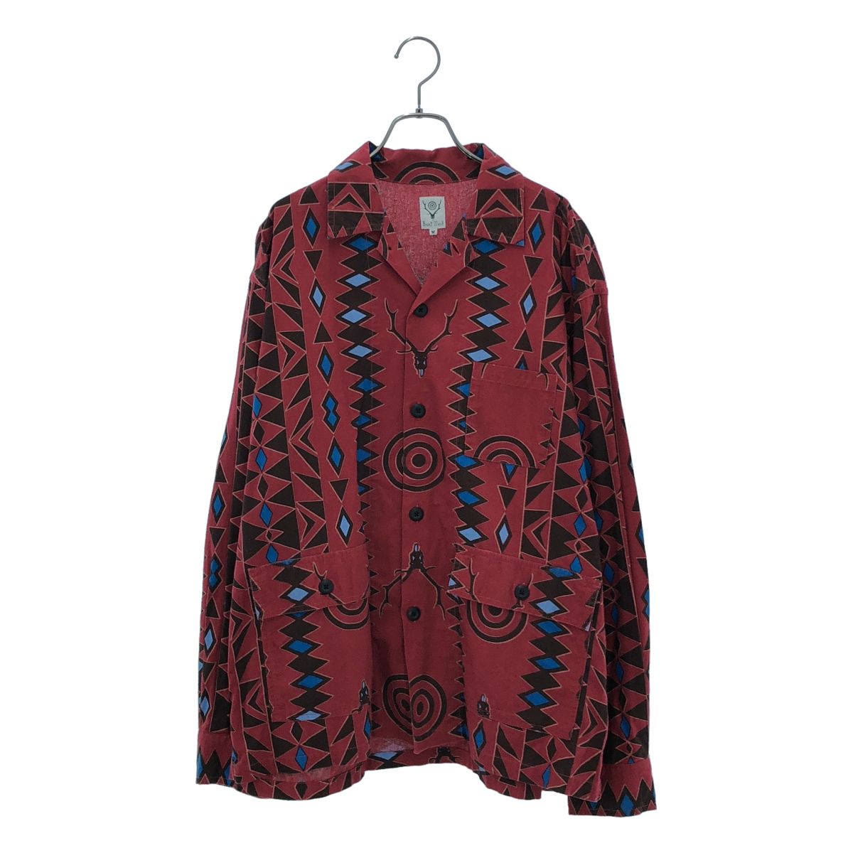 South2West8 S2W8 / サウスツーウエストエイト | 2025SS | Hunting Shirt ハンティング シャツ | M | レッド | メンズ