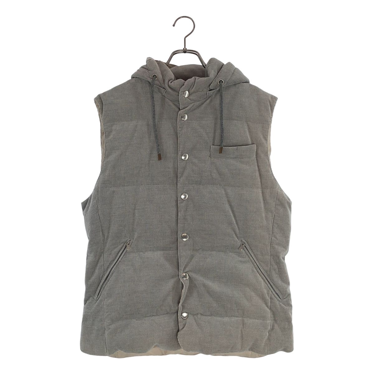 BRUNELLO CUCINELLI / ブルネロクチネリ | コーデュロイベストフーディ
