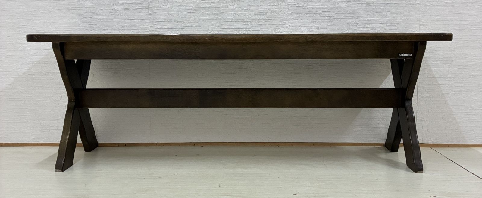 カリモク】ルスティック RUSTIC ベンチ 椅子 ダイニングチェア 木製