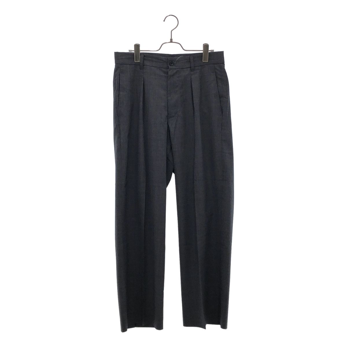 KHONOROGICA / コノロジカ | Tropical T/W Tuck Pants / トロピカルウール タック スラックス | 4 | グレー | メンズ