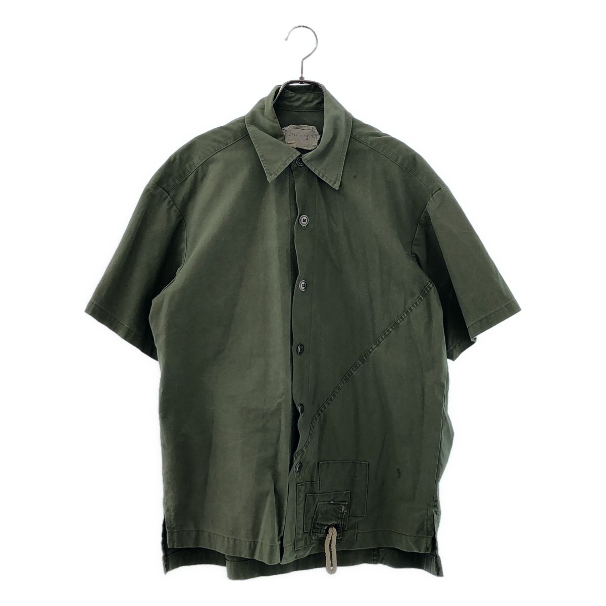 GREG LAUREN / グレッグローレン | ARMY TENT SHORT SLEEVE STUDIO / ミリタリー テントシャツ | 2 | カーキ | メンズ