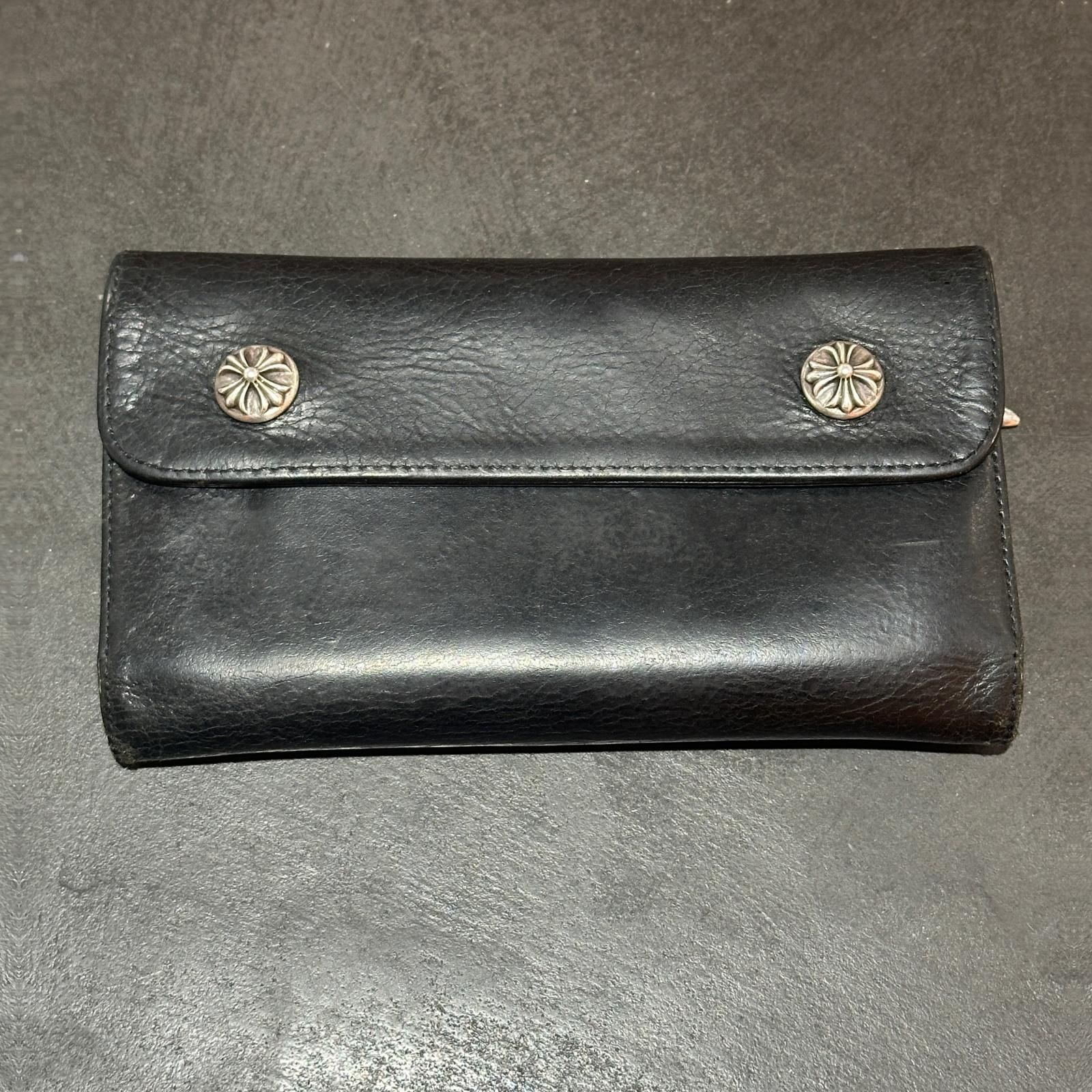 CHROME HEARTS WAVE ウェーブウォレット 長財布 レザー クロムハーツ