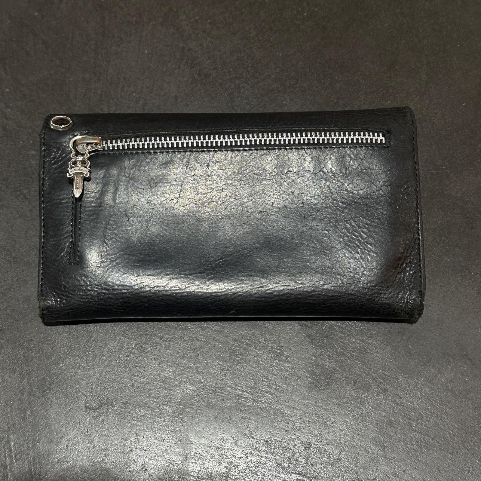 CHROME HEARTS WAVE ウェーブウォレット 長財布 レザー クロムハーツ
