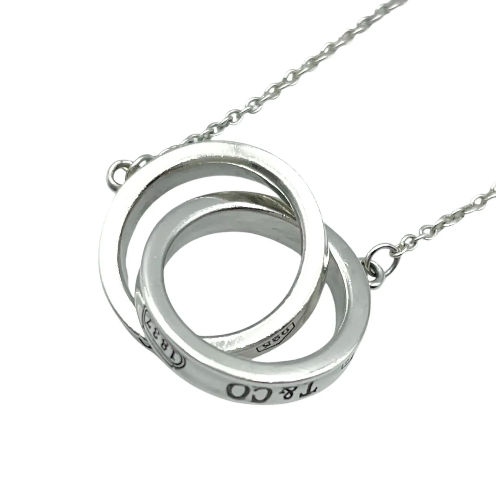 Tiffany & Co. ティファニー インターロッキング サークル ネックレス シルバー 925 SV925 【u10】 20,636円