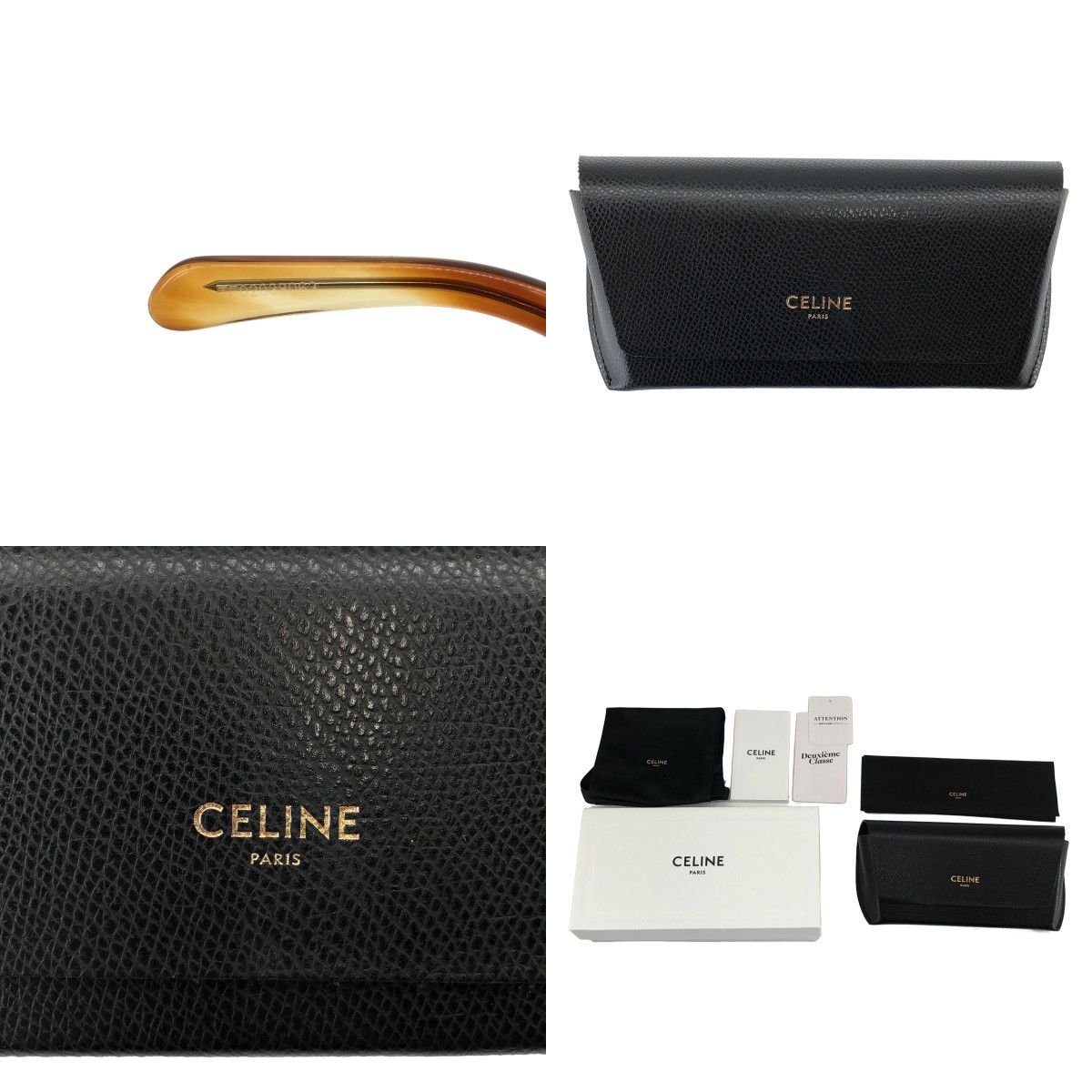 美品】 CELINE / セリーヌ | セルフレーム キャットアイ サングラス