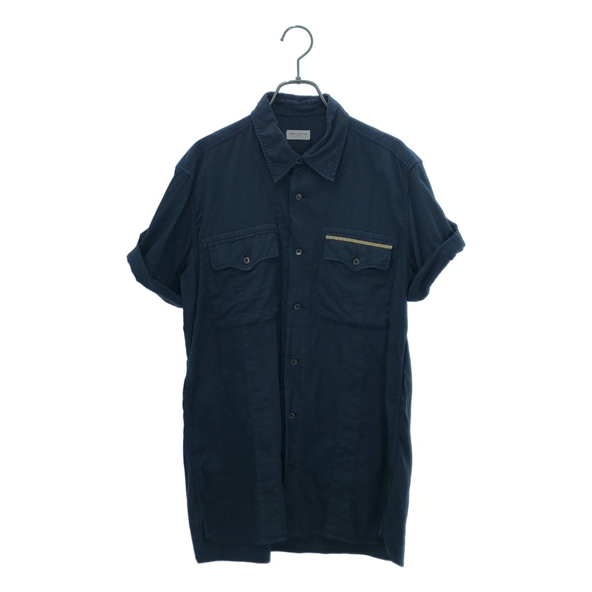 【美品】DRIES VAN NOTEN ミリタリーシャツ Medium ハケメ DRIES VAN NOTEN / ドリスヴァンノッテン | コットン ミリタリー