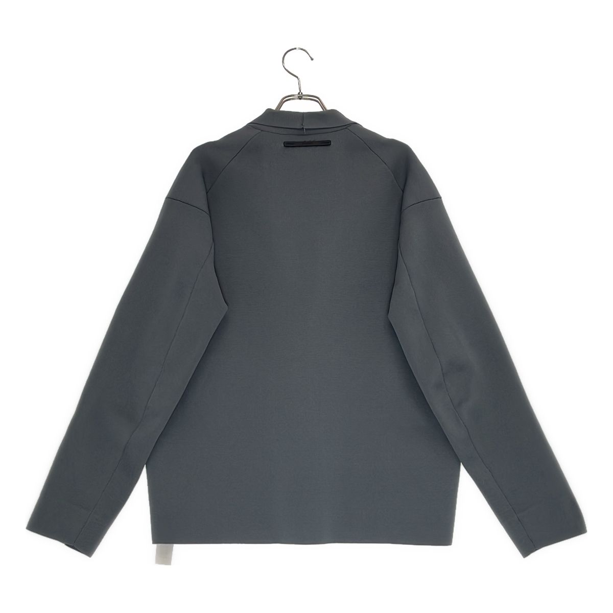 ATTACHMENT / アタッチメント | 2022SS | PE KNIT SHAWL COLLAR JACKET / ポリエステル ショールカラージャケット | 2 | グレー | メンズ ATTACHMENT / アタッチメント | 2022SS | PE KNIT SHAWL COLLAR JACKET