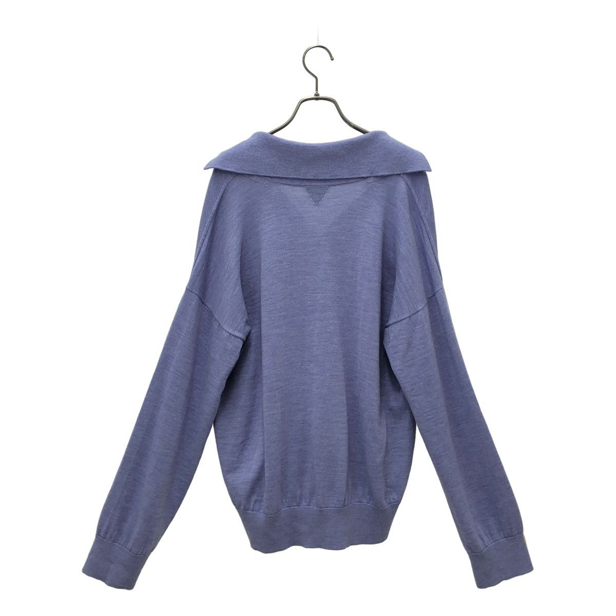 BOTTEGA VENETA／ボッテガヴェネタ／ウールニット／ブルー／XS 美品】 BOTTEGA VENETA / ボッテガヴェネタ | 2023AW | ウール ロゴ