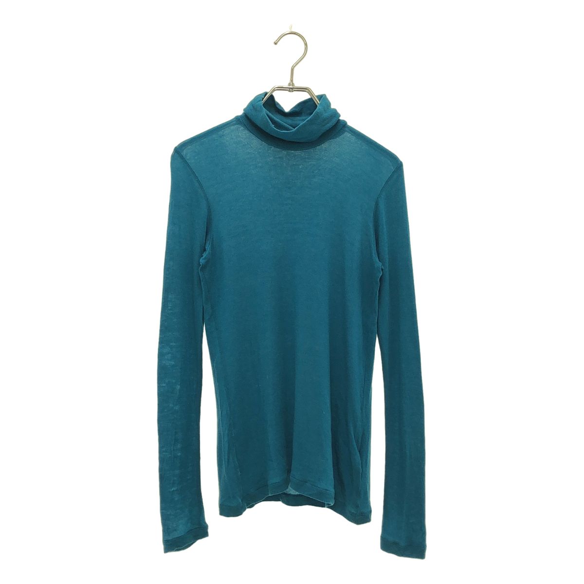 me ISSEY MIYAKE 長袖 ハイネック トップス ブルー me ISSEY MIYAKE / ミーイッセイミヤケ | ハイネックニット | ブルー系