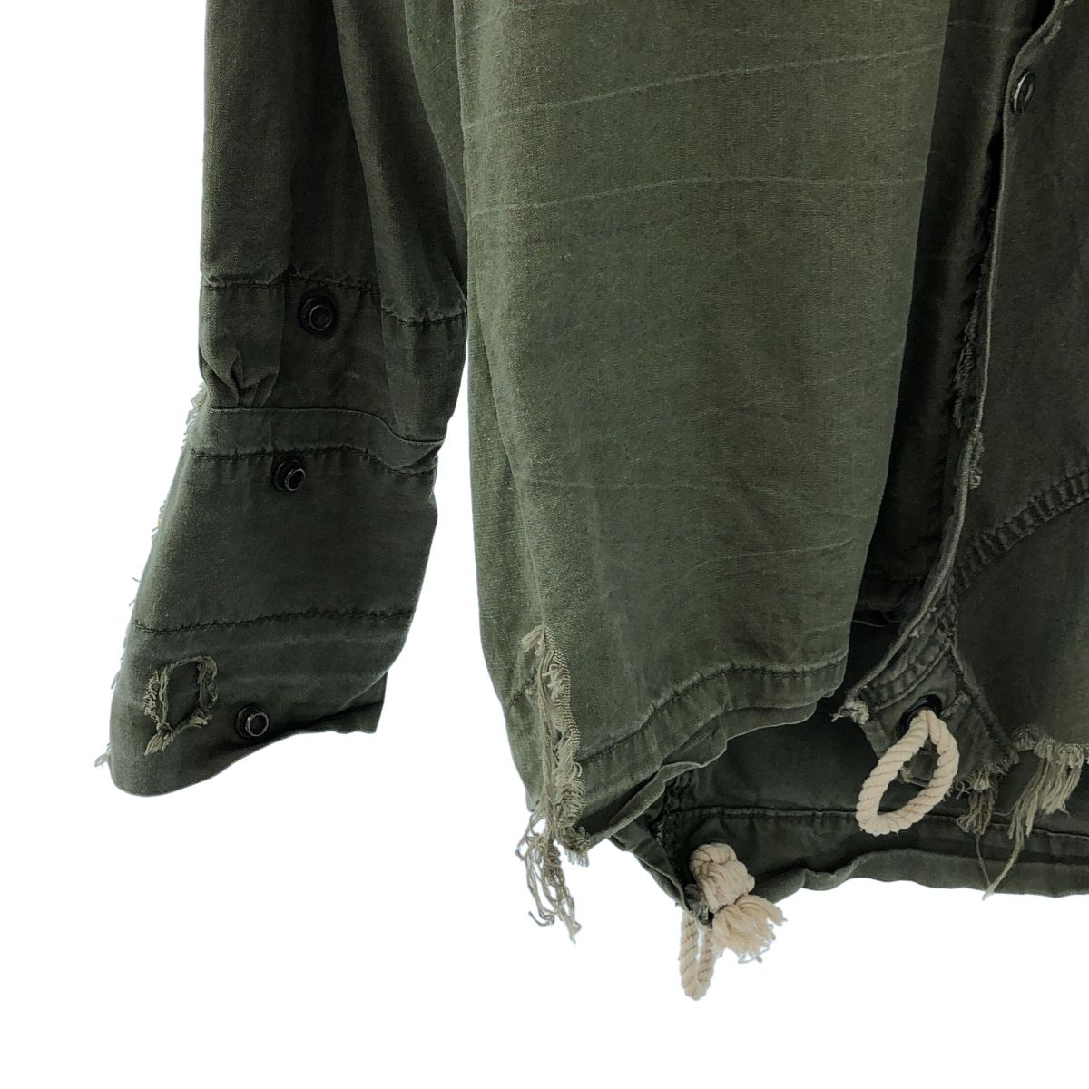 GREG LAUREN / グレッグローレン | ミリタリーシャツ | 2 | カーキ