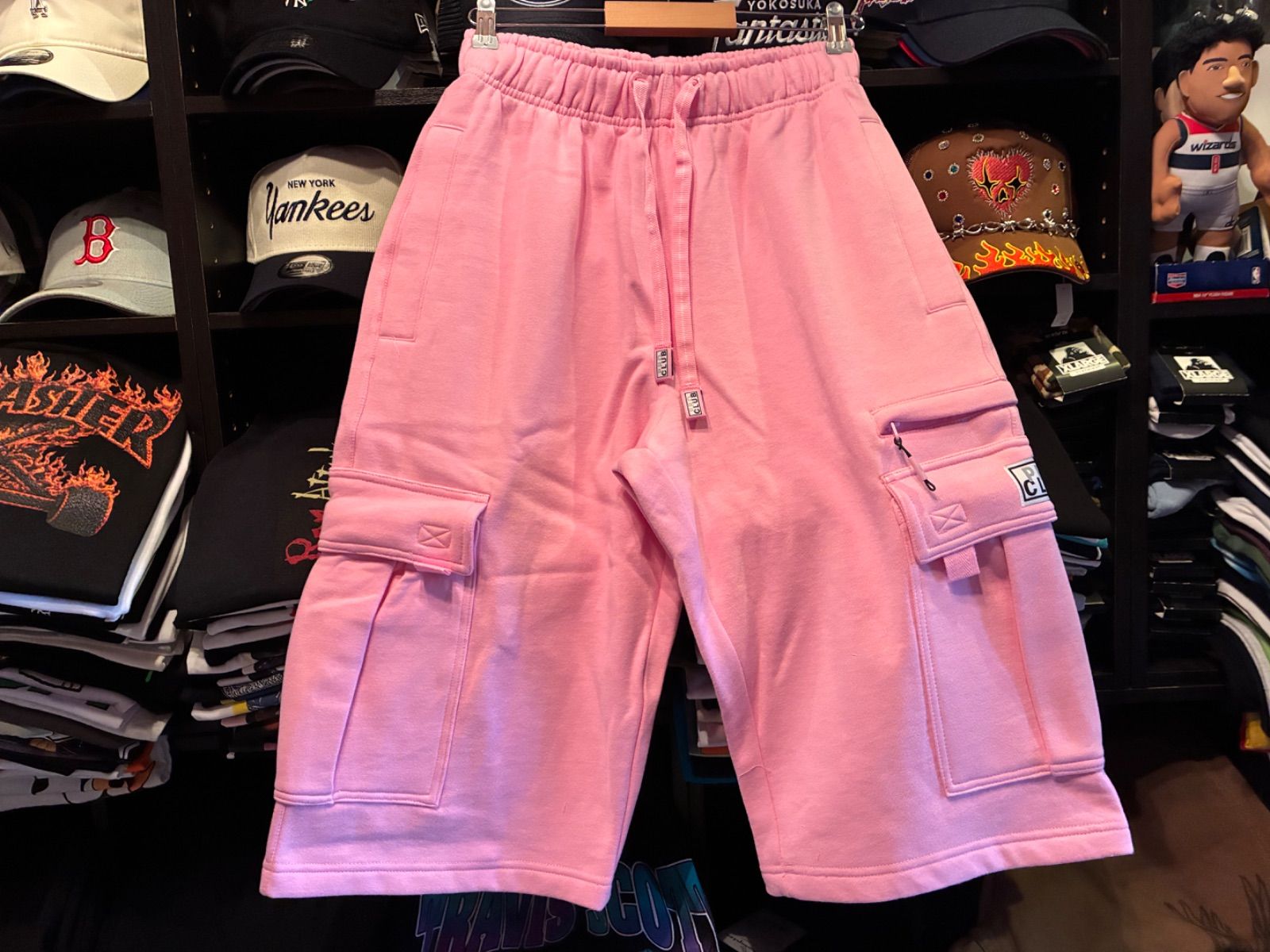 PRO CLUB OG CARGO SWEAT SHORT PANT【51PC0402】PINK XLサイズ ¥11000+送料¥750