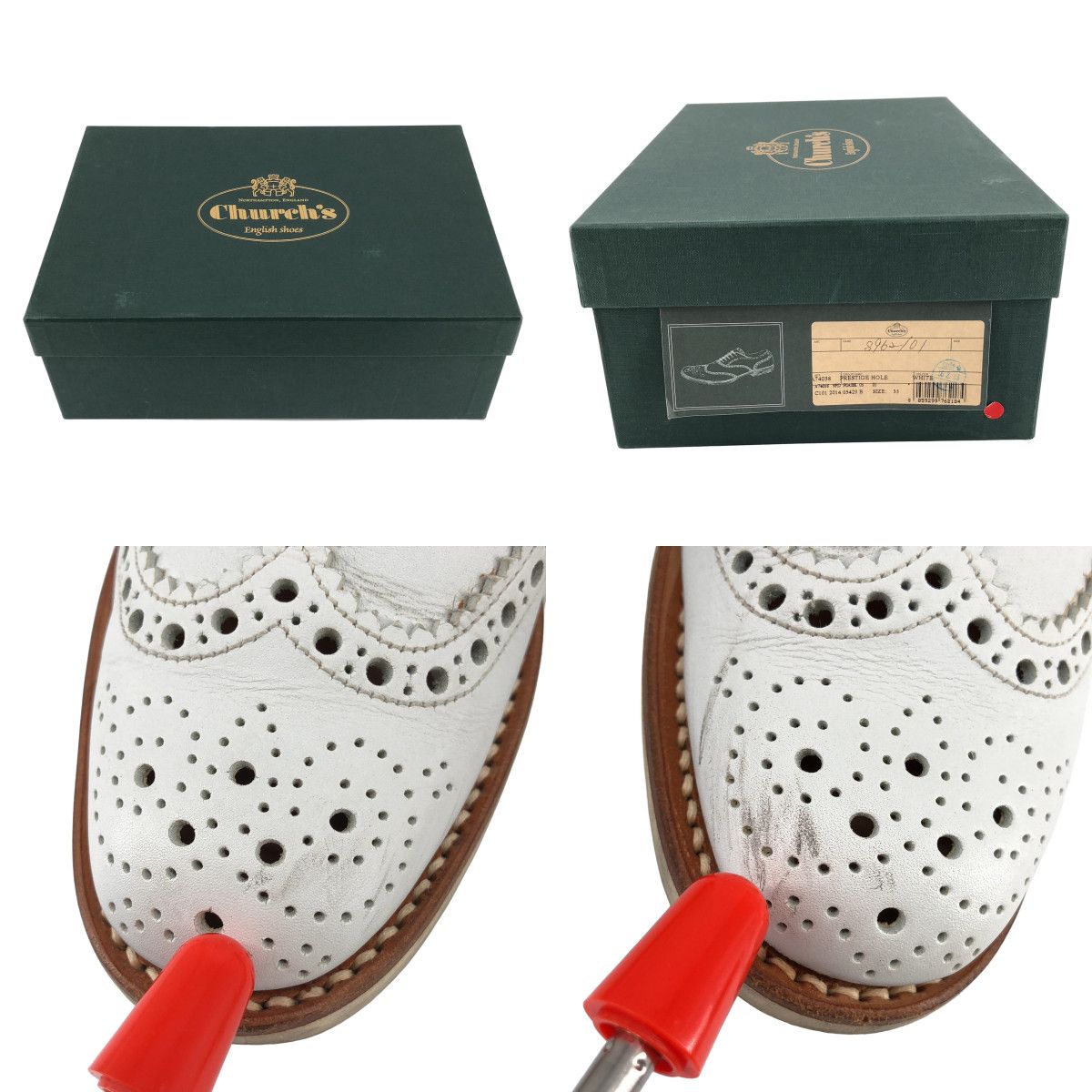 Church's / チャーチ | PRESTIGE HOLE ウィングチップシューズ | 35