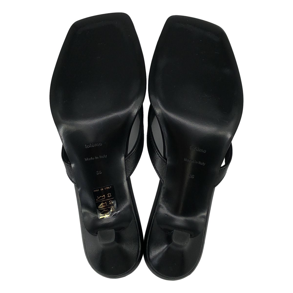 美品】 TOTEME / トーテム | THE FLIP FLOP HEEL レザー トング