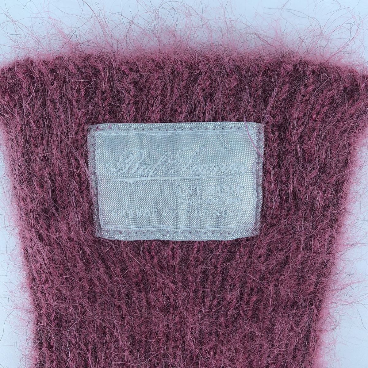 新品】 RAF SIMONS / ラフシモンズ | 2022AW | Mohair gloves / モヘヤ