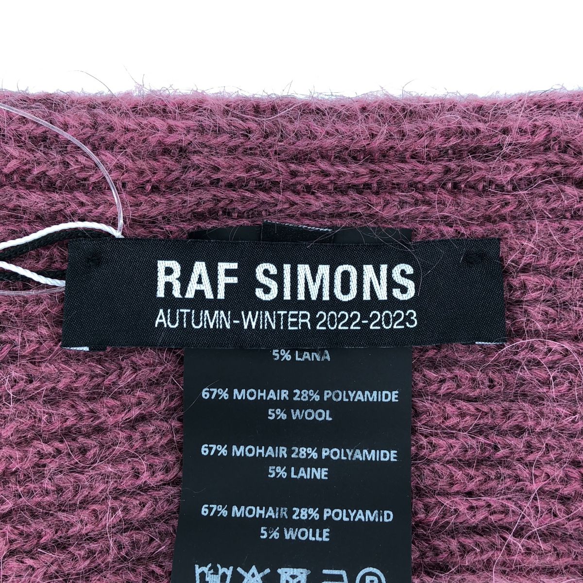 新品】 RAF SIMONS / ラフシモンズ | 2022AW | Mohair gloves / モヘヤ