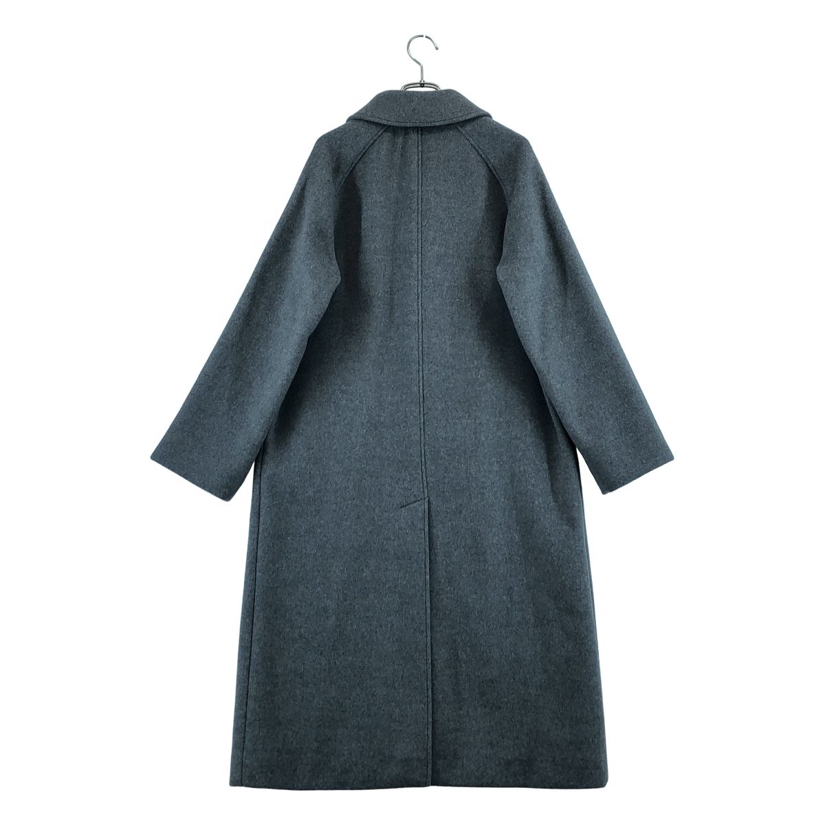 A.P.C. ウール ステンカラーコート ネイビー 36 レディース 美品】 A.P.C. / アーペーセー | ウール ステンカラーコート | 36