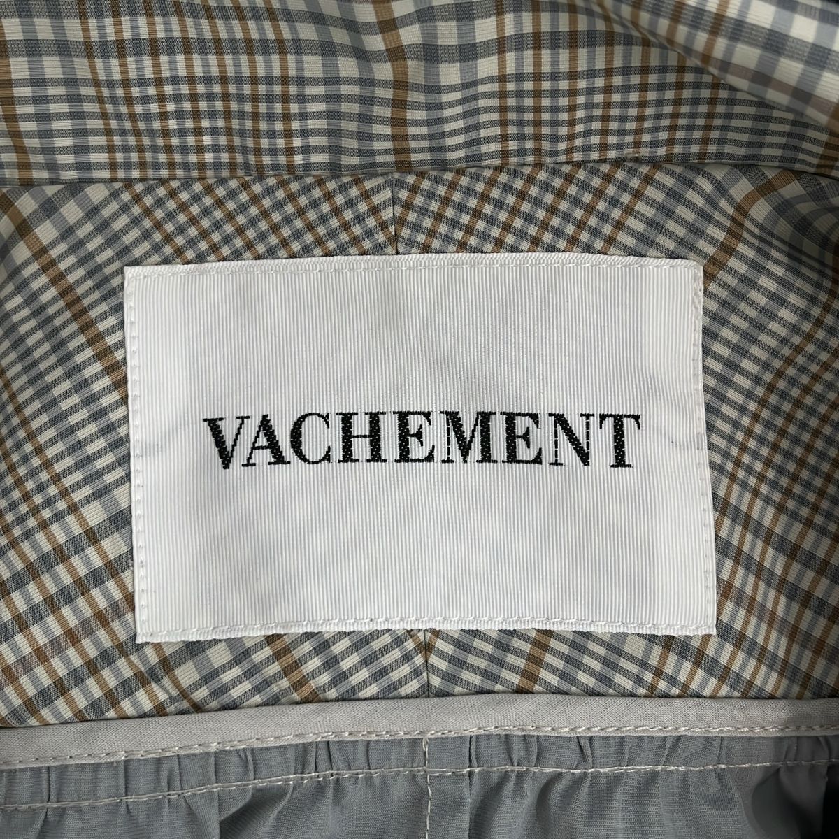 美品】 VACHEMENT / ヴァシュモン | チェック ショートコート | F