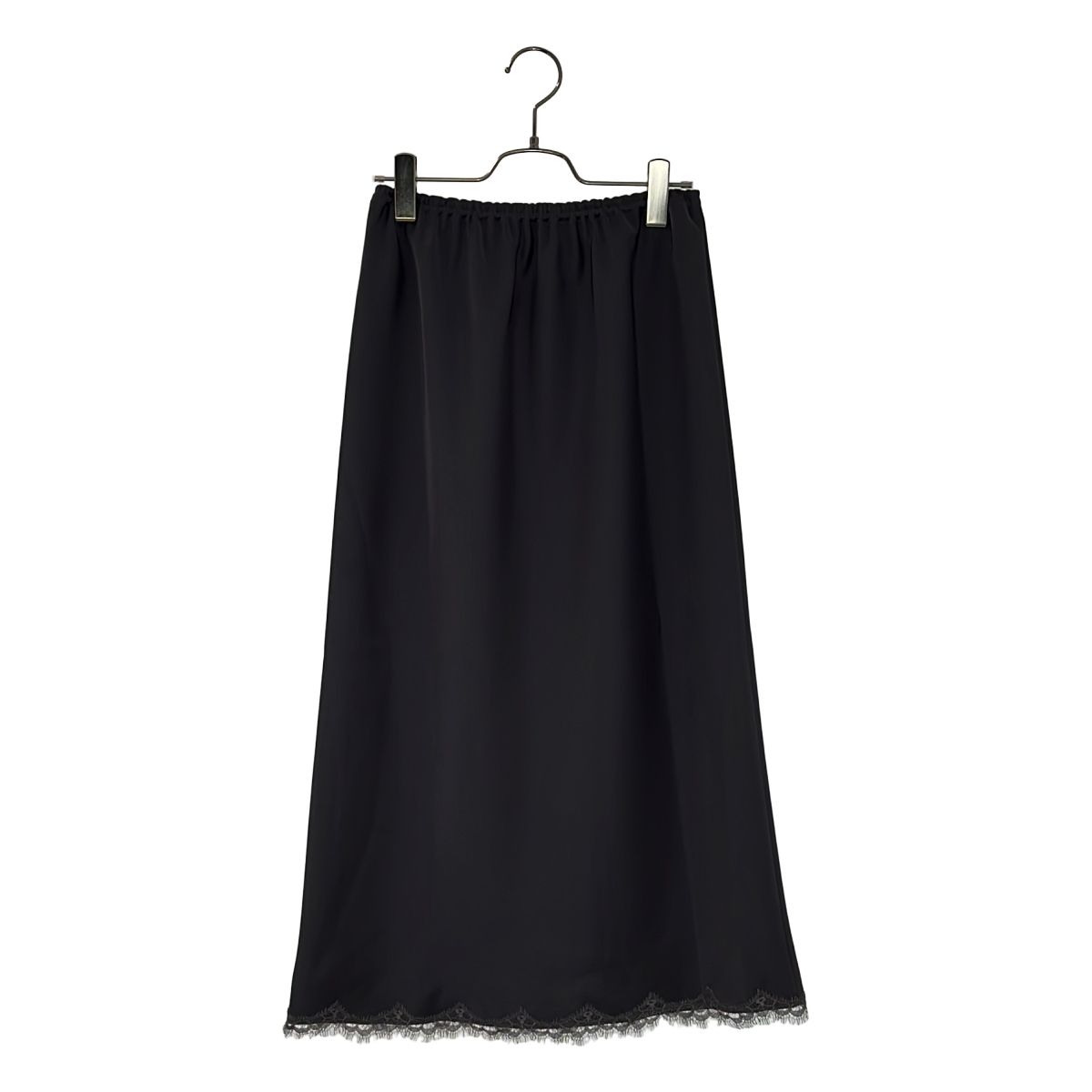 【美品】 Shinzone / シンゾーン | 2026SS | SATIN LEAVERS LACE SKIRT / サテン リーバーズ レーススカート | S | グレー | レディース
