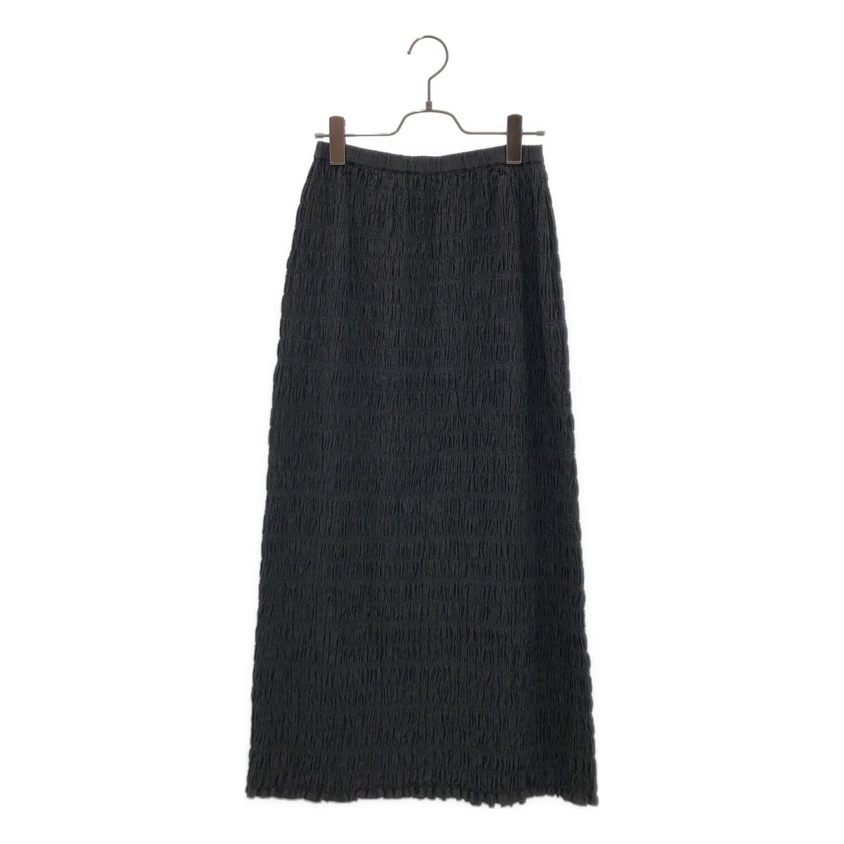 ne Quittez pas / ヌキテパ | Denim Shirring Skirt スカート | M | ブラック | レディース