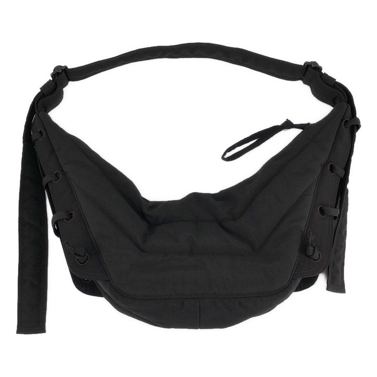 【美品】  LEMAIRE / ルメール | SMALL SOFT GAME BAG ゲーム ショルダーバッグ | ダークチョコレート | メンズ 美品】 LEMAIRE / ルメール | SMALL SOFT GAME BAG ゲーム ショルダー