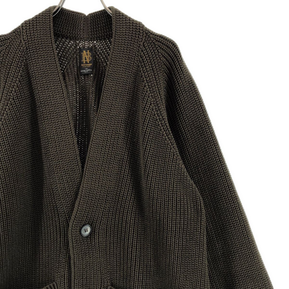 美品】 BATONER / バトナー | 2026SS | SIGNATURE ONE BUTTON CARDIGAN