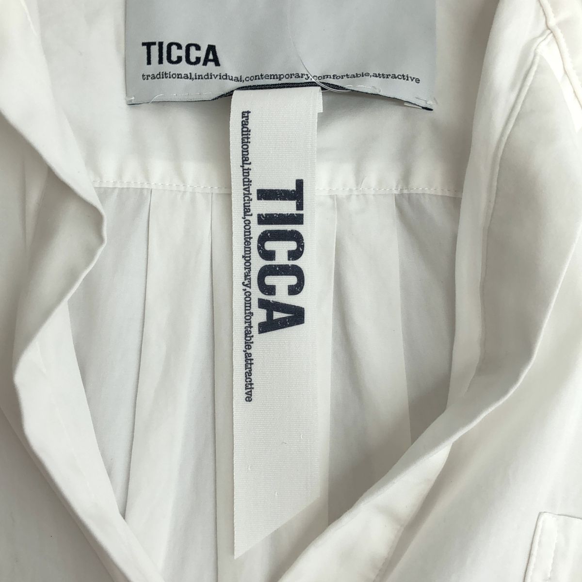TICCA / ティッカ | コットン レースパフスリーブ ワンピース | F