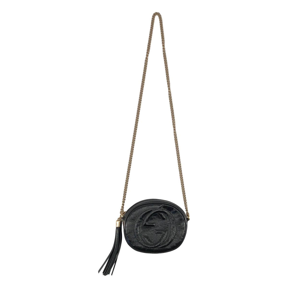GUCCI / グッチ | インターロッキングG パテントレザー サークル