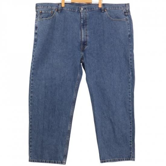 Levi's 550 4891 デニムパンツ Gパン 古着 メンズW52/L32インチ デニムブルー系 pc-0256