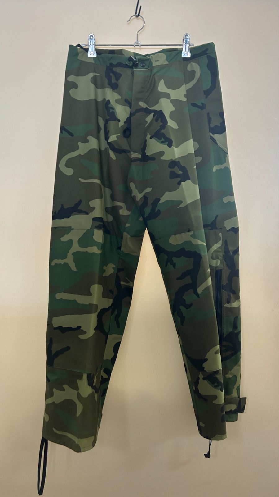 90’s米軍 実物 ECWCS GEN1 ゴアテックスパンツ デッドストック ウッドランドカモ 迷彩 オーバーパンツ ＵＳミリタリー 訳アリ品