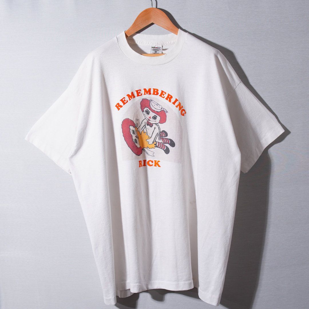 ヴィンテージ 70s ラガディ・アン＆アンディ リンガー Tシャツ パロディ 90s USA製 ラガディ アン＆アンディ Raggedy Ann & Andy Tシャツ
