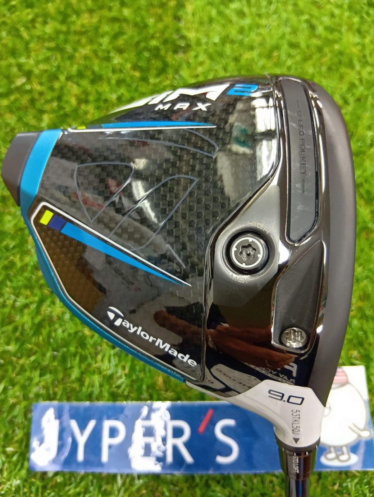 Dr葛西【中古美品】2021モデル　テーラーメイド SIM2 MAX ロフト9° Fujikura Ventus Blue 5フレックスS（ノン・VELOCORE）カーボンシャフト装着 USA直輸入品（葛西店）