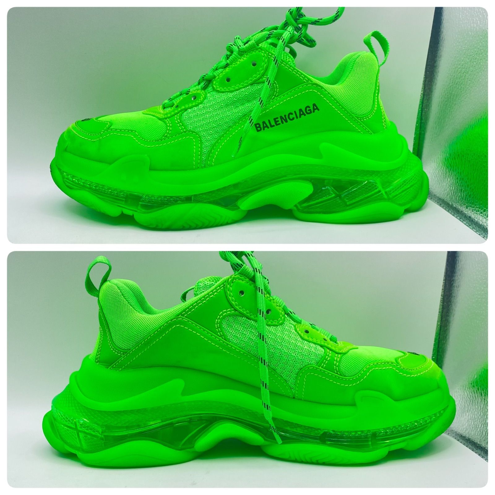 E Balenciaga バレンシアガ トリプルS Triple S スニーカー ネオン
