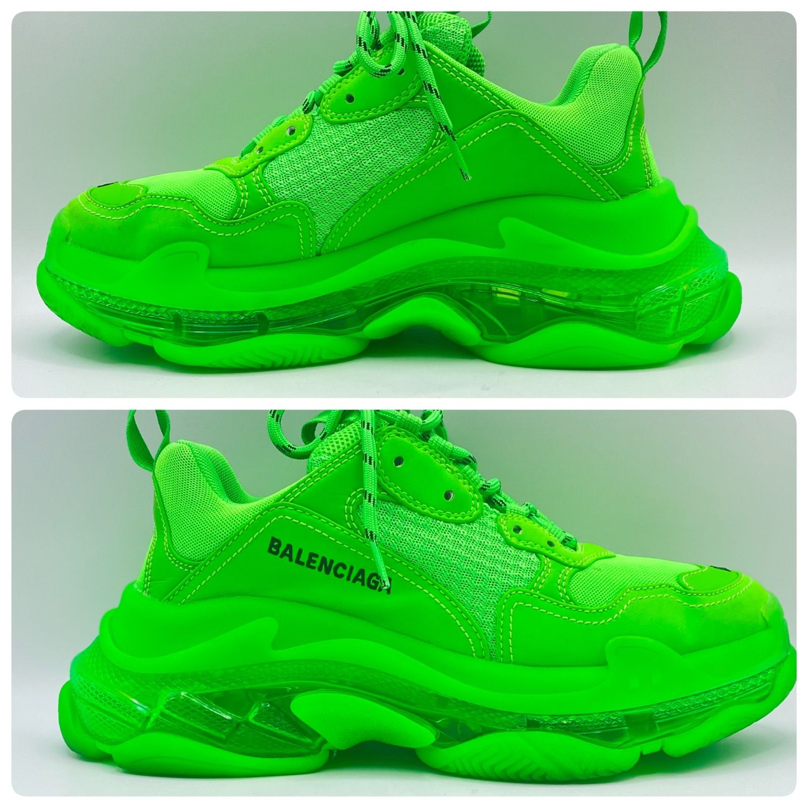 E Balenciaga バレンシアガ トリプルS Triple S スニーカー ネオン