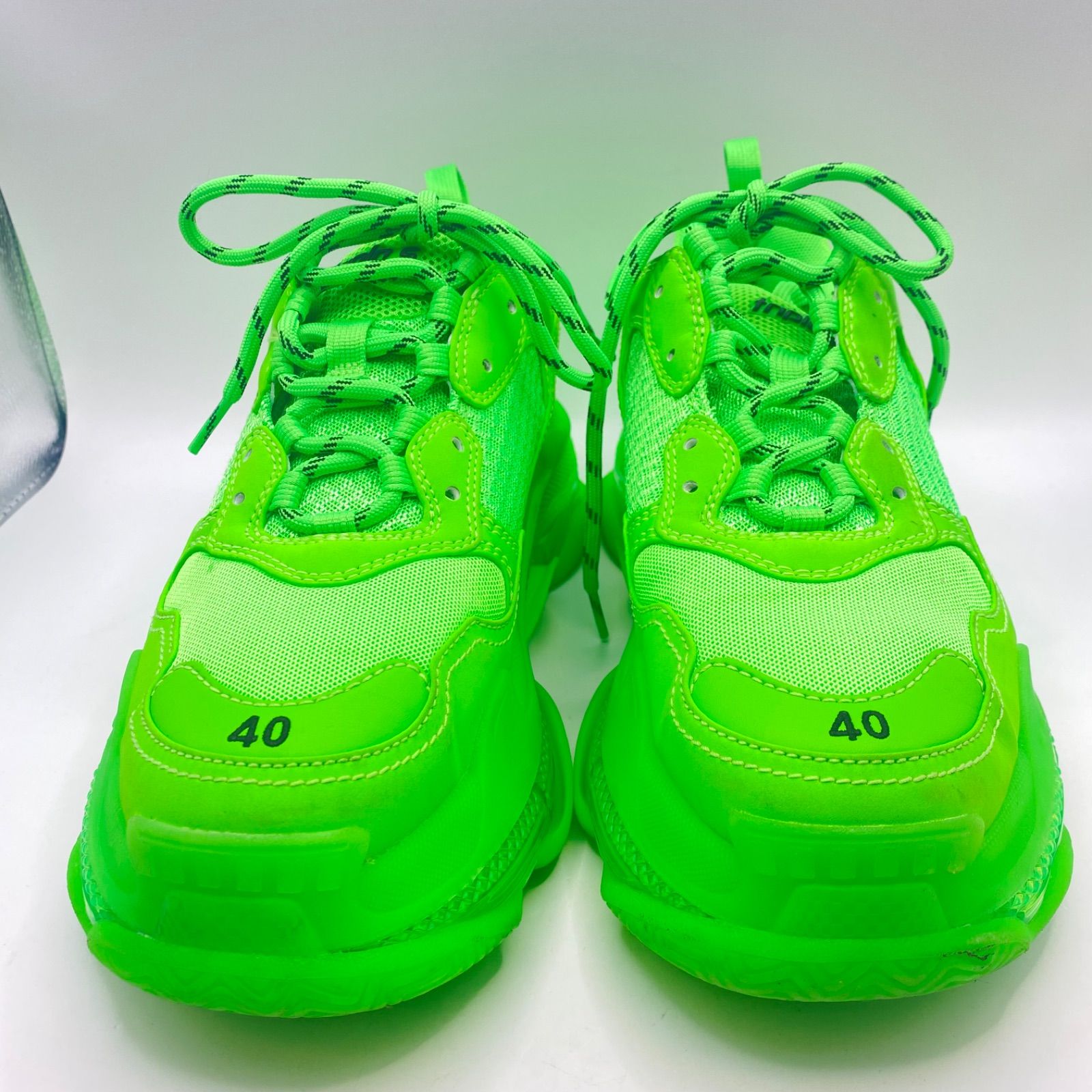 E Balenciaga バレンシアガ トリプルS Triple S スニーカー ネオン