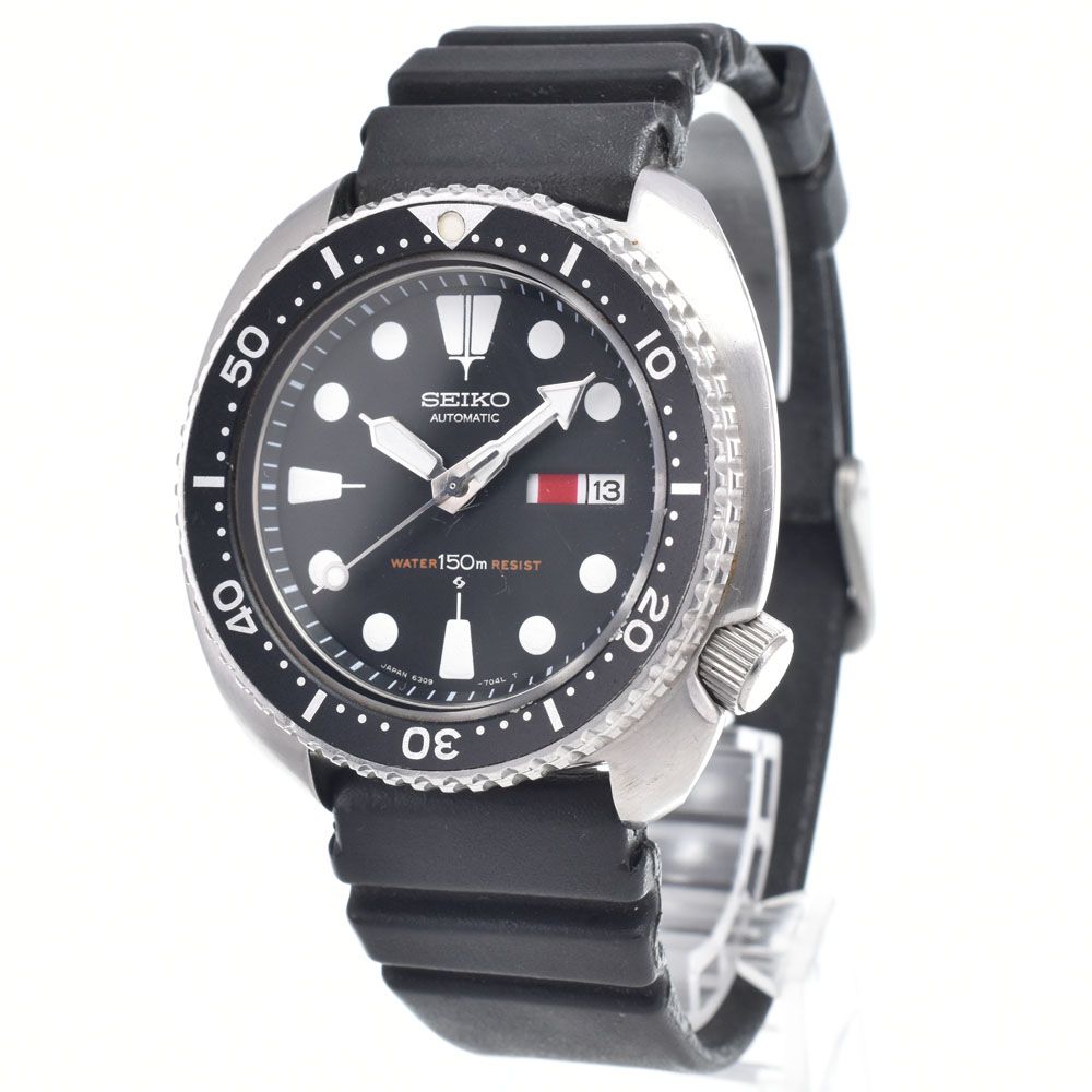 セイコー SEIKO 6309-7040 3rd ダイバー 150m Cal.6309A ブラック 自動