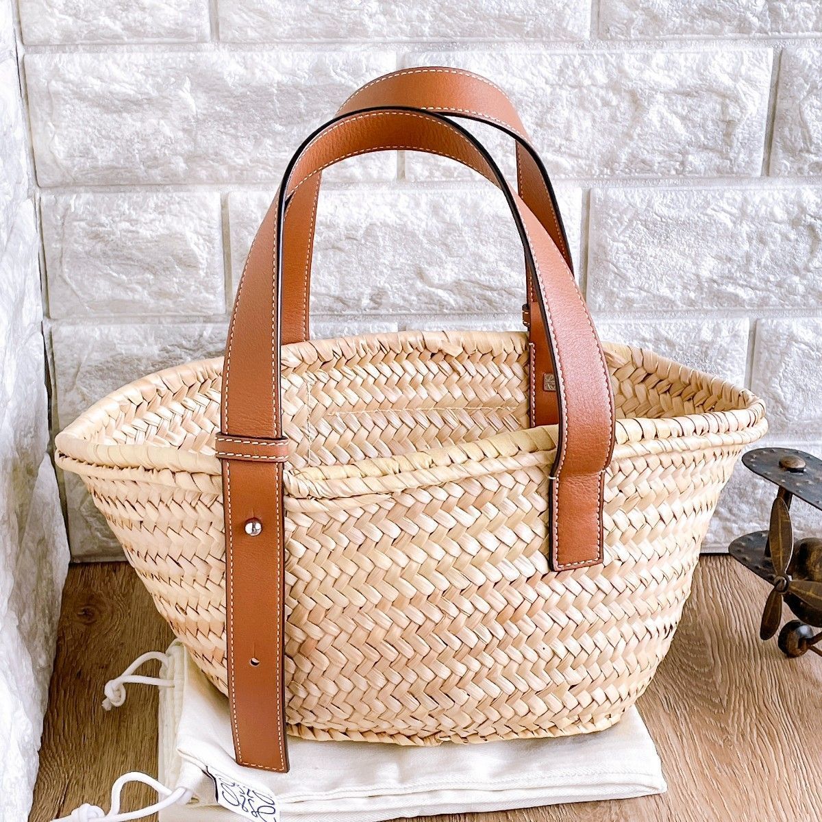 ◇ロエベ◇LOEWE アナグラム バスケット バッグ スモール ハンド
