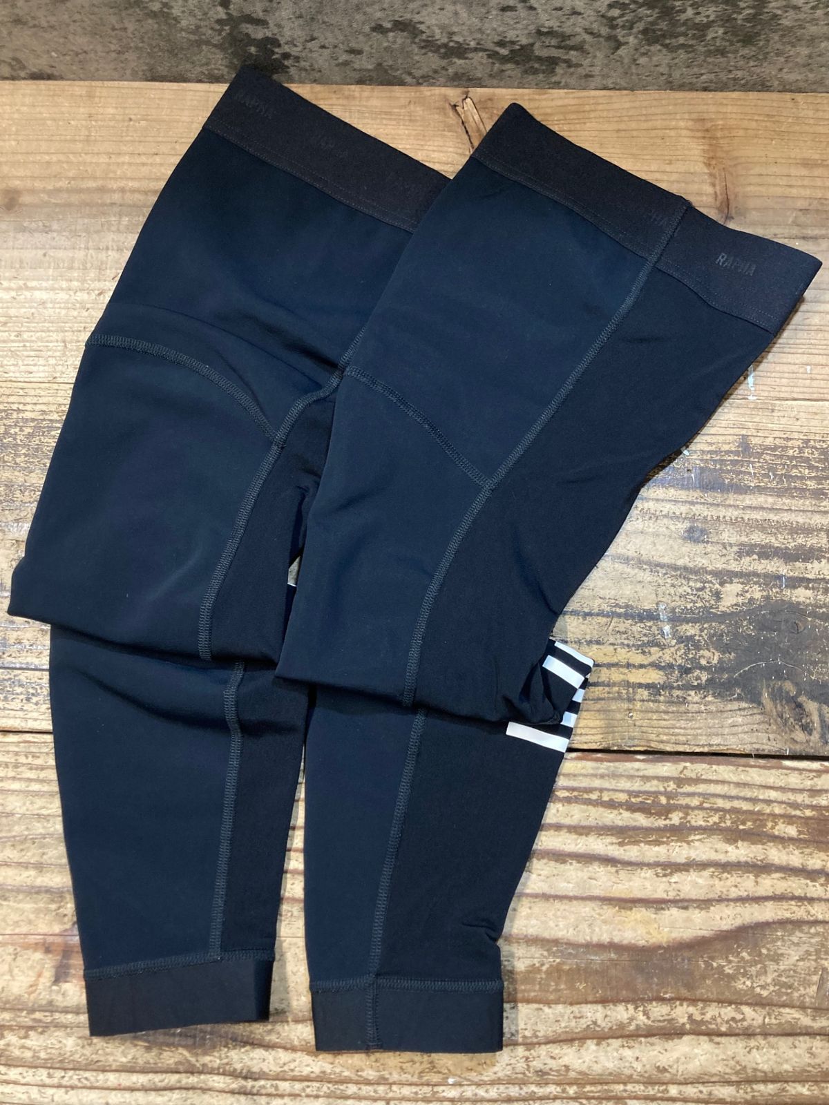 KG516 ラファ Rapha PRO TEAM LEG WARMER レッグウォーマー 黒 M 裏