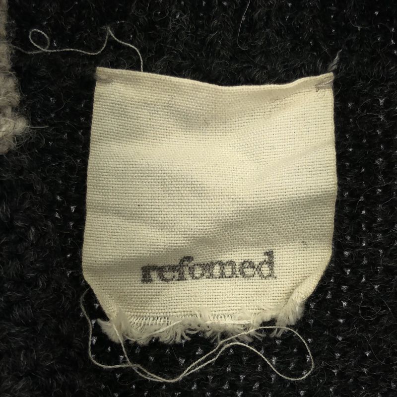中古】refomed STADIUM KAUCHIN KNIT サイズ3 グレー RE22AW-KN02