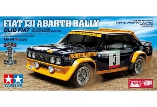 [Used] RC RC 1/10 Fiat 131 Abarth Rally OLIO FIAT (MF-01X Chassis) “Electric RC Car Series” Assembly Kit [58723]