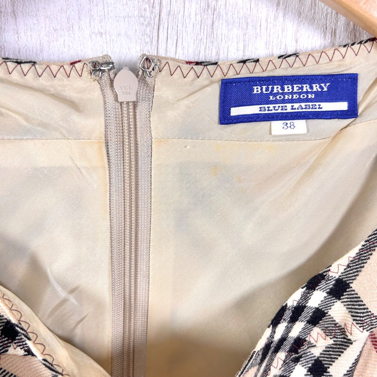 BURBERRY バーバリー ブルーレーベル ノバチェック柄 ノースリーブ 