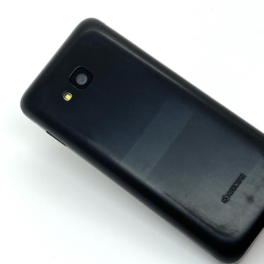 良品】GRATINA KYF39 墨 ブラック au SIMロック解除済 4G LTEケータイ