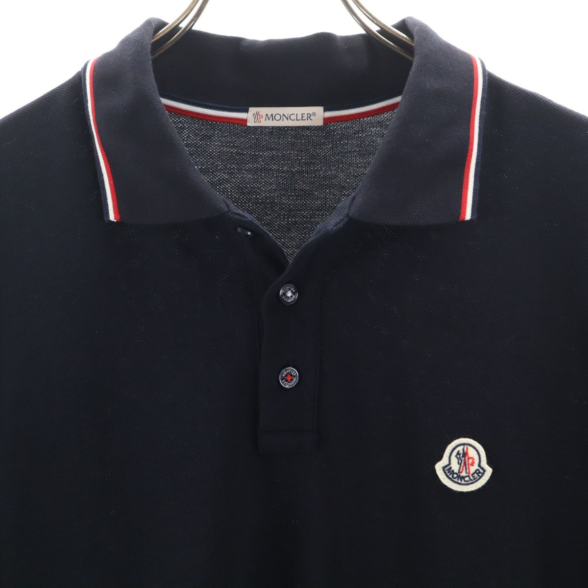 MONCLER モンクレール 半袖 ポロシャツ L ネイビー MAGLIA POLO MANICA
