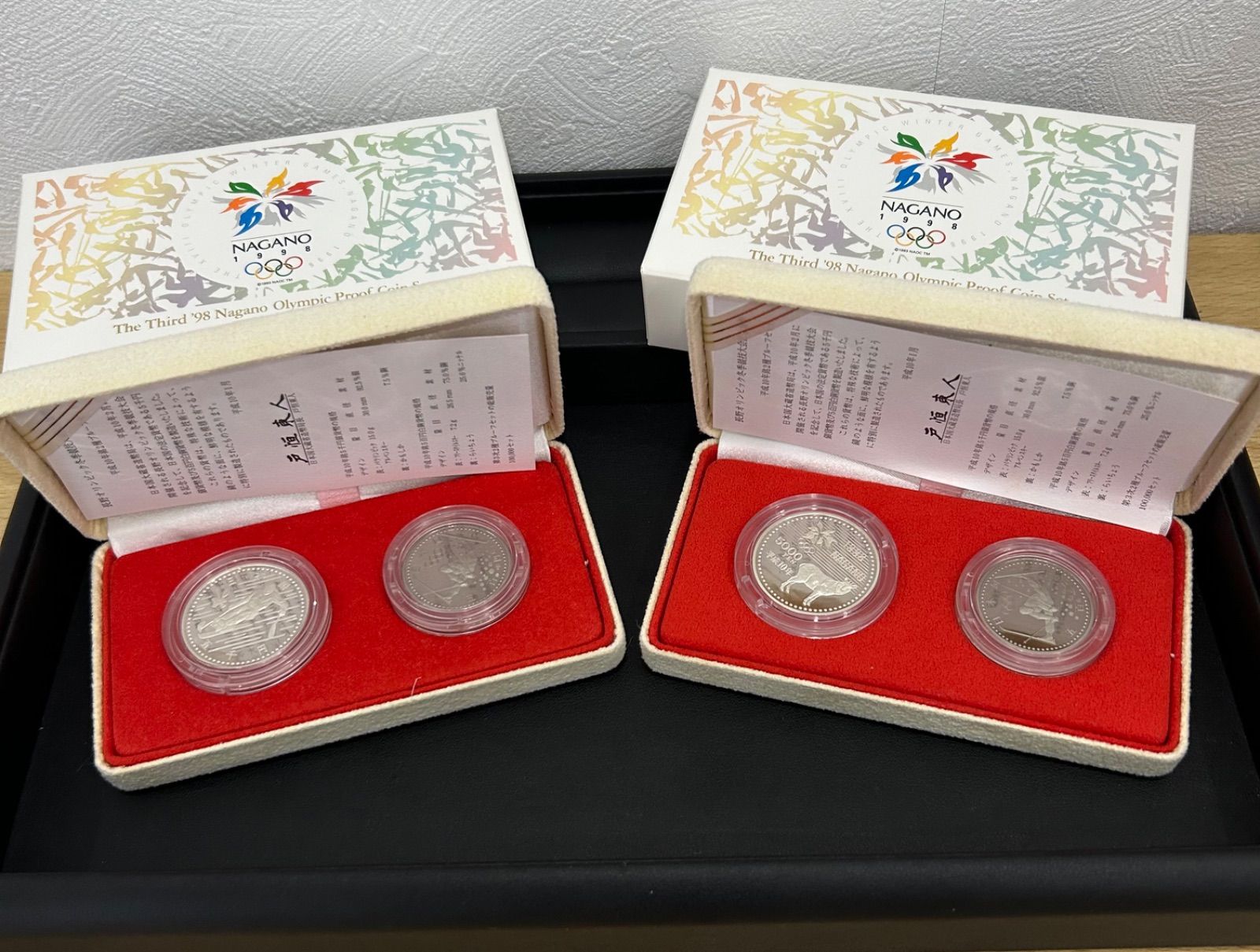 1998年長野オリンピック冬季競技大会記念硬貨2セット - メルカリ